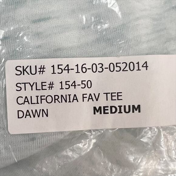 San Francisco City Lights California Fav Tee T-Shirt Light Green Size Medium NEW - Picture 5 of 6